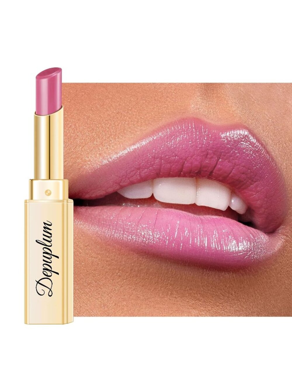 Women's Dem88 First Love Glow Reviver Moisture Lip Gloss Creamy Tinted Lip Balm